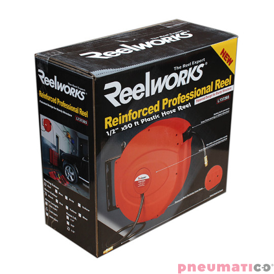 Zwijadło pneumatyczne Reel Works 14,5x10mm 15m L735153PU Zwijadło pneumatyczne Reel Works 14,5x10mm 15m L735153PU