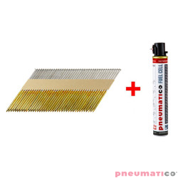 Gwoździe łączone papierem PNEUMATICO 2.8/75 NK RI 1op.- 4.000szt. GAZ