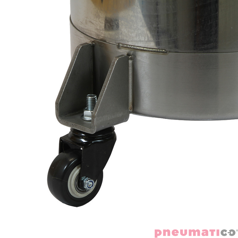 Zbiornik ciśnieniowy do natrysku nierdzewny 40L z mieszadłem Agregat malarski MP40SS Pneumatico Tank / Węże / Pistolet EXPERT HP dysza 1,1 mm