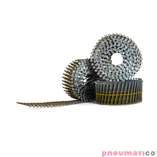 Gwoździe w zwojach CNW Pneumatico 2.5/50 BK RI 1op.-9.000szt. Gwoździe w zwojach CNW Pneumatico 2.5/50 BK RI 1op.-9.000szt.