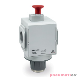 Zawór odcinająco-odpowietrzający ręczny G3/8" 3/2 seria MX Camozzi MX2-38-V01