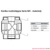 Rozdzielacz / kostka rozdzielająca 1/2" seria MX Camozzi MX2-12-B00