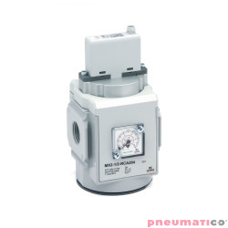 Proporcjonalny reduktor ciśnienia seria MX 0,5-10 bar 4-20ma z manometrem Camozzi MX2-12-RCA204