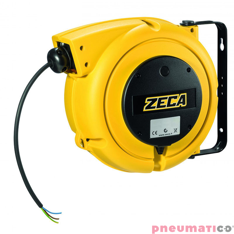 Zwijacz kablowy klasy przemysłowej 15m Zeca 4315 bez wtyczki i gniazda IP42 Zwijacz kablowy klasy przemysłowej 15m Zeca 4315 bez wtyczki i gniazda IP42