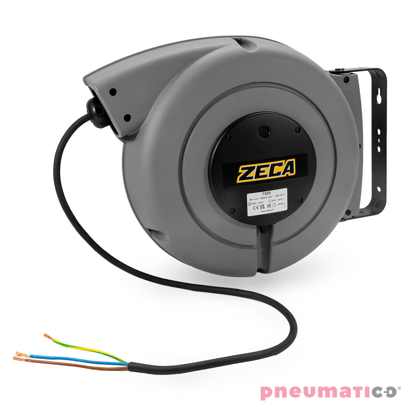 Przemysłowy zwijak kablowy 3Gx2,5mm² ZECA 7325 RNF 19m