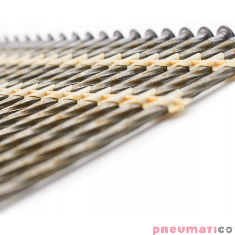 Gwoździe łączone plastikiem STANLEY BOSTITCH KB 3.8/130 czarne skrętne 1op.- 1.288szt.