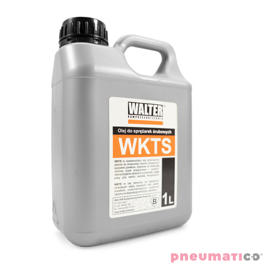 Olej do kompresorów śrubowych WALTER WKTS 1 litr / WKTS1L (4000000101) Olej do kompresorów śrubowych WALTER WKTS 1 litr / WKTS1L (4000000101)