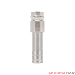 Wtyczka męska przemysłowa z tuleją do węża typ 227 KA DN10 19 mm RQS 227SFTF19SXN