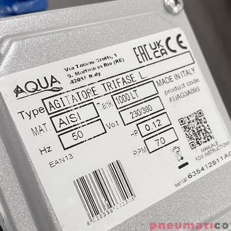 Mieszadło elektryczne do przydomowych oczyszczalni ściek&oacute;w AQUA ADAG3A09S