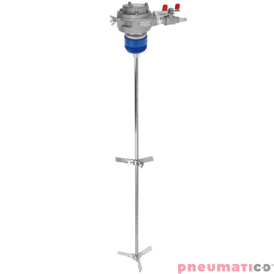 Mieszadło pneumatyczne na zbiornik IBC z 2 wirnikami PNEUMATICO MP-560SX-2