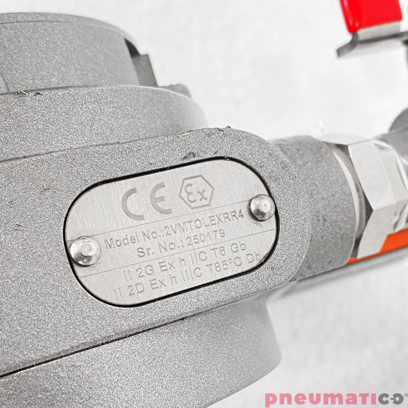 Mieszadło pneumatyczne na zbiornik IBC z 2 wirnikami ATEX PNEUMATICO MP-560SX-2