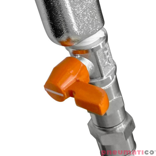 Pistolet do przedmuchu z długą dyszą 50cm INOX do żywności VESSEL AD-4INOX