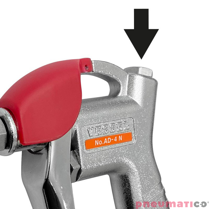 Pistolet do przedmuchu z długą dyszą 50cm INOX do żywności VESSEL AD-4INOX