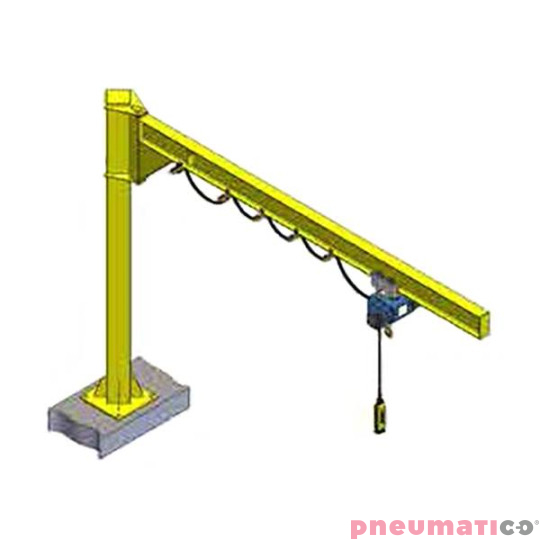 Żuraw wolnostojący dwuteowy NIKO 200.U0753.K30.025 3000 mm 250kg