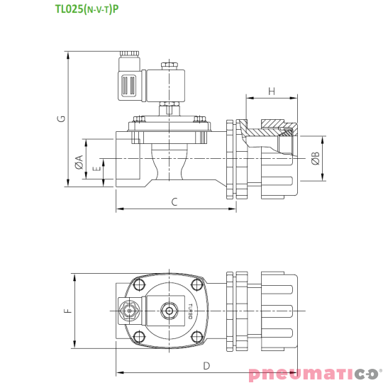 Zawór impulsowy TURBO FD25 / TL025 1" NC FDP25024DC TL025024DC Zawór impulsowy TURBO FD25 / TL025 1" NC FDP25024DC TL025024DC