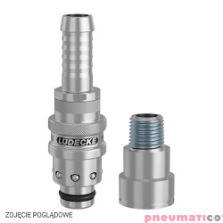 Szybkozłącze typ ESR F8 WTYCZKA 10 MM PUSH-ON/90 STOPNI
