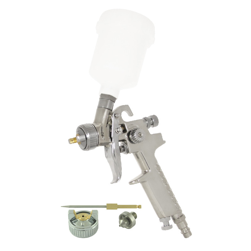 Pistolet lakierniczy MINI H2000 HP 0.8mm 130ml + dysza 1.0 mm