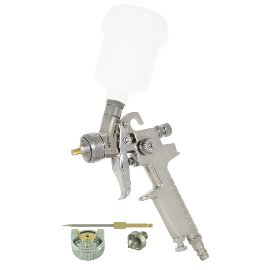 Pistolet lakierniczy MINI H2000 HP 0.8mm 130ml + dysza 1.0 mm