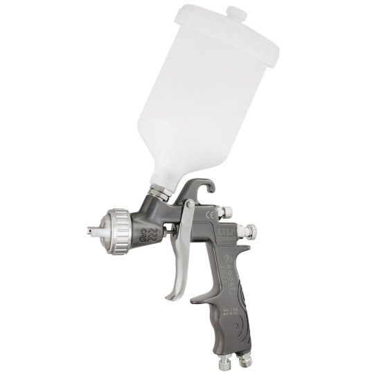 Pistolet lakierniczy LEADER K411 LVLP 1.6mm zbiornik 600ml model 2022-2026
