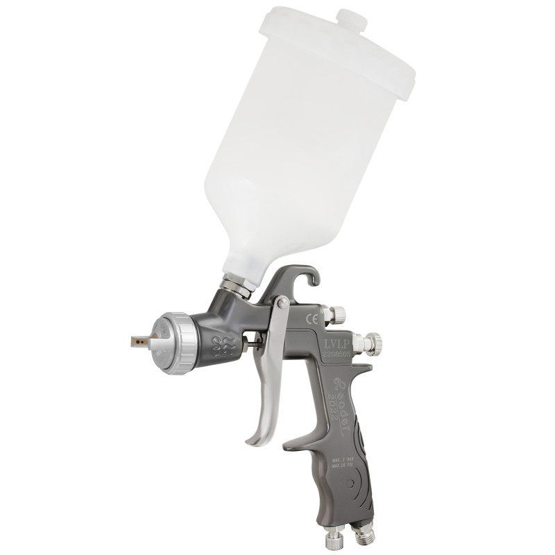 Pistolet lakierniczy LEADER K411 LVLP 2.0mm zbiornik 600ml model 2022-2026