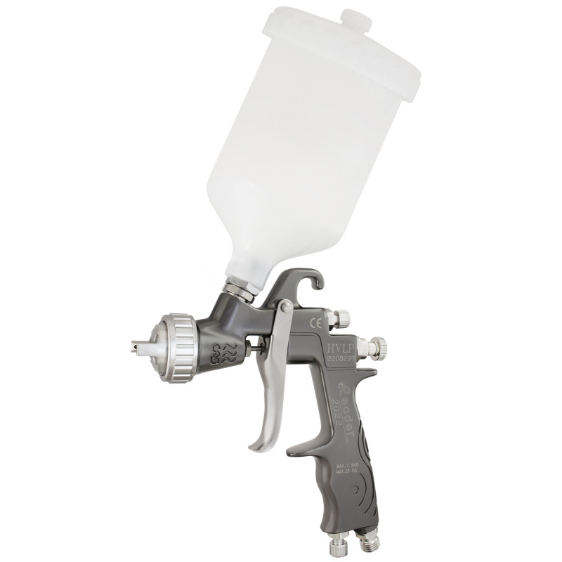 Pistolet lakierniczy LEADER K411 HVLP 1.4mm zbiornik 600ml model 2022-2026