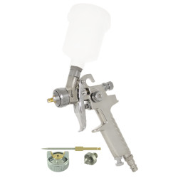 Pistolet lakierniczy MINI H2000 HP 1.0mm 130ml + dysza 0.8 mm