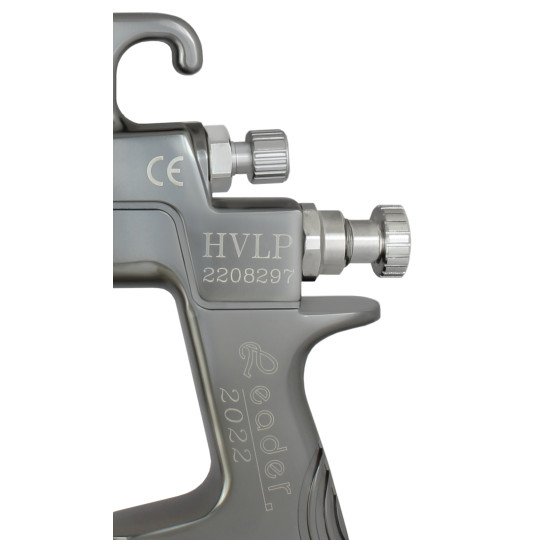 Pistolet lakierniczy LEADER K411 HVLP 2.5mm zbiornik 600ml model 2022-2026