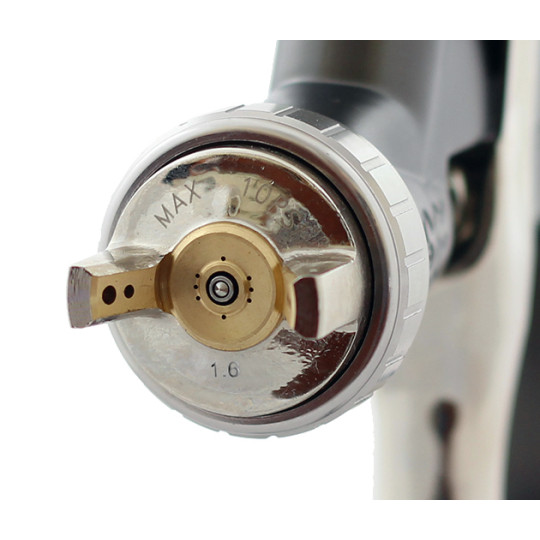 Pistolet lakierniczy LEADER HVLP 1.6mm zbiornik 600ml MODEL 1999-2021