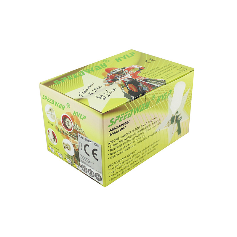 Pistolet lakierniczy SPEEDWAY zielony HVLP 1.2mm