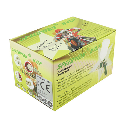 Pistolet lakierniczy SPEEDWAY zielony HVLP 1.2mm