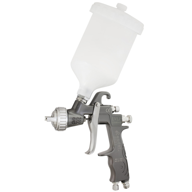 Pistolet lakierniczy LEADER K411 LVLP 1.4mm zbiornik 600ml model 2022-2026