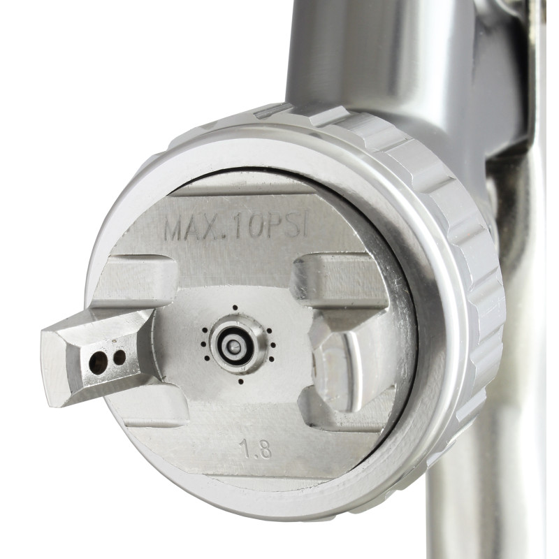 Pistolet lakierniczy LEADER K411 HVLP 1.8mm zbiornik 600ml model 2022-2026