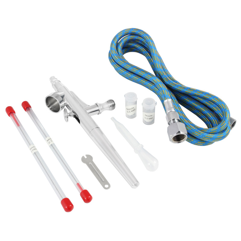 Aerograf BD207-KIT 0.2/0.3/0.5mm 2ml otwarty + osprzęt