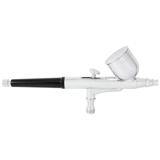 Aerograf BD130-KIT 0.2/0.3/0.5mm czarny 8ml regulacja + osprzęt