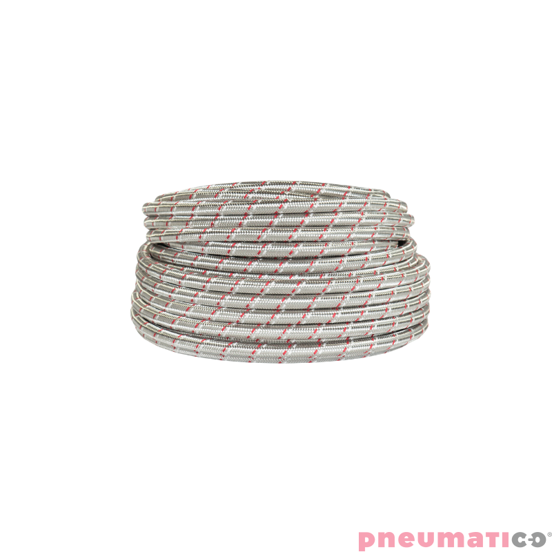 Przew&oacute;d silikonowy do termoregulacji seria TFS 9/15mm 25m srebrny TFS38 RQS
