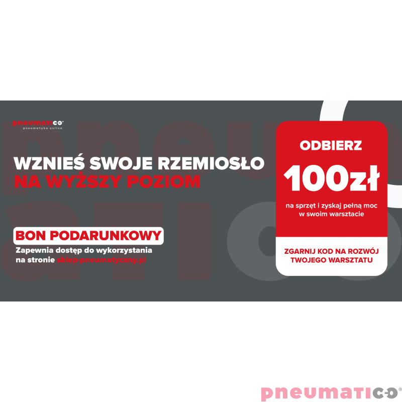 Bon podarunkowy 100zł pneumatico
