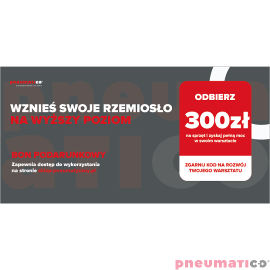 Bon podarunkowy 300zł pneumatico