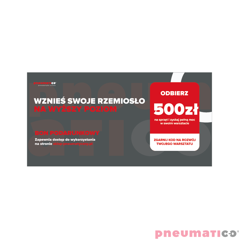 Bon podarunkowy 500zł pneumatico