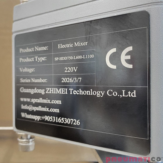 Mieszadło elektryczne do zbiorników IBC / Mauser 1000 l Sprall SP-HDD750-L600-L1000 Mieszadło elektryczne do zbiorników IBC / Mauser 1000 l Sprall SP-HDD750-L600-L1000