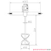 Mieszadło pneumatyczne MBP E.701.750 ATEX Mieszadło pneumatyczne MBP E.701.750 ATEX