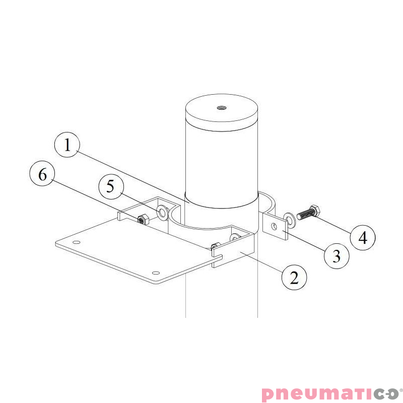 Winda na mieszadło pneumatyczne MBP EN-5 Winda na mieszadło pneumatyczne MBP EN-5