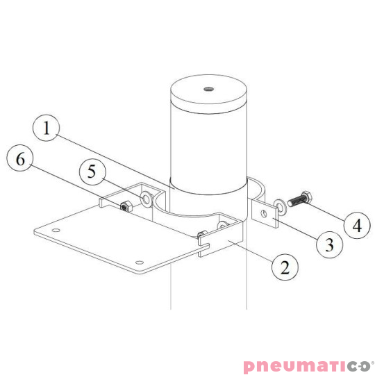 Winda na mieszadło pneumatyczne MBP EN-5 Winda na mieszadło pneumatyczne MBP EN-5