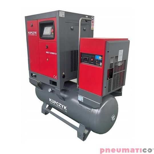 Kompresor śrubowy Kupczyk KKS 7,5/300 FD 5,5 KW 10 bar Falownik Osuszacz Kompresor śrubowy Kupczyk KKS 7,5/300 FD 5,5 KW 10 bar Falownik Osuszacz