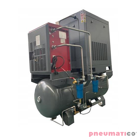 Kompresor śrubowy Kupczyk KKS 10/300 FD 7,5 KW 10 bar Falownik Osuszacz