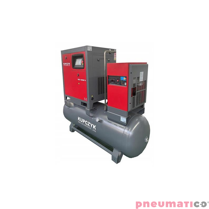 Kompresor śrubowy Kupczyk KKS 15/500 FD 1500 l/min 11 KW Falownik Osuszacz Kompresor śrubowy Kupczyk KKS 15/500 FD 1500 l/min 11 KW Falownik Osuszacz
