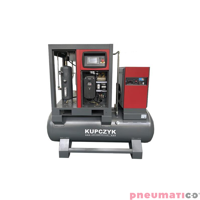 Kompresor śrubowy Kupczyk KKS 15/500 FD 1500 l/min 11 KW Falownik Osuszacz Kompresor śrubowy Kupczyk KKS 15/500 FD 1500 l/min 11 KW Falownik Osuszacz