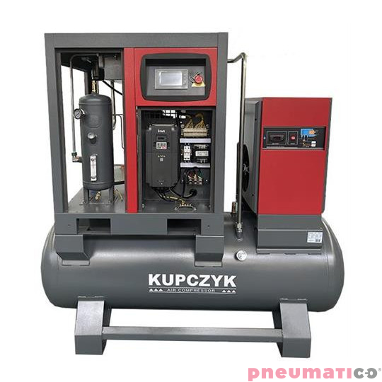 Kompresor śrubowy Kupczyk KKS 15/500 FD 1500 l/min 11 KW Falownik Osuszacz Kompresor śrubowy Kupczyk KKS 15/500 FD 1500 l/min 11 KW Falownik Osuszacz