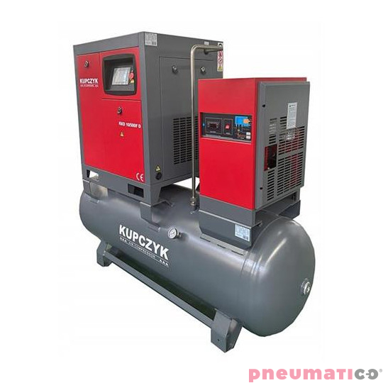 Kompresor śrubowy Kupczyk KKS 20/500 FD 15 KW 10 bar Falownik Osuszacz Kompresor śrubowy Kupczyk KKS 20/500 FD 15 KW 10 bar Falownik Osuszacz