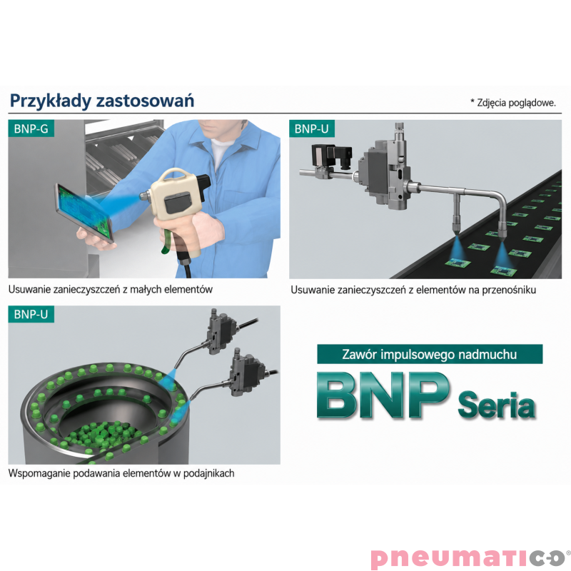 Pneumatyczny zawór impulsowego nadmuchu CKD BNP-U08-P4 Pneumatyczny zawór impulsowego nadmuchu CKD BNP-U08-P4