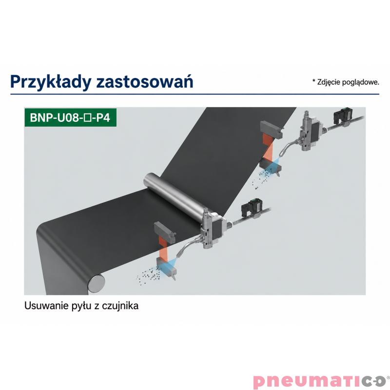 Pneumatyczny zawór impulsowego nadmuchu CKD BNP-U08-P4 Pneumatyczny zawór impulsowego nadmuchu CKD BNP-U08-P4